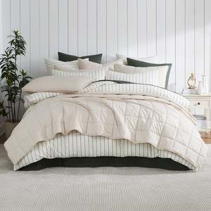 Our Top Deals: Fieldcrest Stonewashed Cotton Natural Coverlet