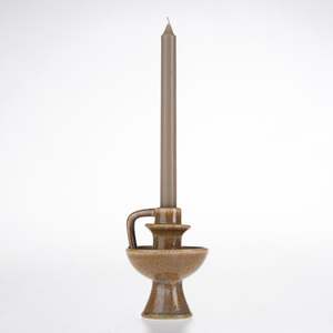 Design Republique: Design Republique Nella Candle Holder Brown