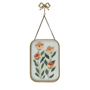 Design Republique: Design Republique Millie Gold Glass Wall Art