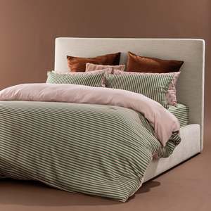 Duvet Covers: Marlo Mia Stripe Duvet Cover Set