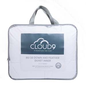 Duvet Inners: Cloud 9 80/20 Down & Feather Duvet Inner