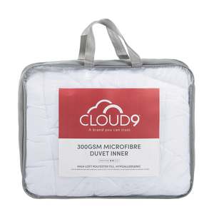 Duvet Inners: Cloud 9 300gsm Microfibre Duvet Inner