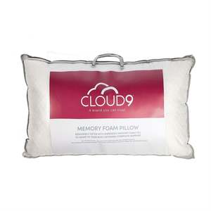 Pillows: Cloud 9 Memory Foam Pillow