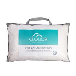 Pillows: Cloud 9 5/95 Down & Feather Pillow