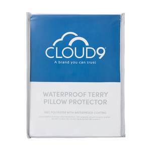 Mattress Pillow Protectors: Cloud 9 Waterproof Terry Pillow Protector