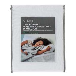Mattress Pillow Protectors: Solace Tencel Jersey Waterproof Mattress Protector