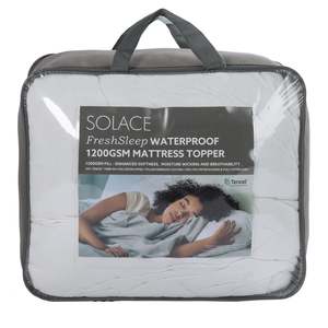Mattress Toppers: Solace FreshSleep Mattress topper 1200gsm