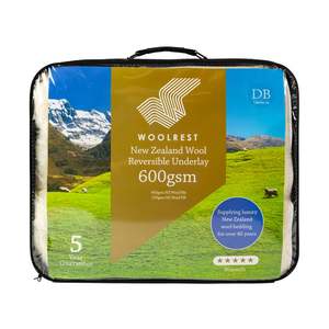 Woolrest 600gsm Reversible NZ Wool Underlay