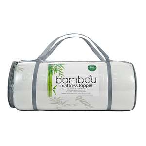 Mattress Toppers: Bambou Memory Foam Mattress Topper 7cm Depth