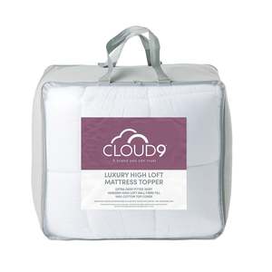 Mattress Toppers: Cloud 9 Luxury High Loft Mattress Topper