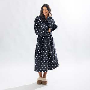 Pyjamas Robes: Design Republique Kellie Spot Plush Robe