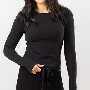 Simple & Sunday Lounge Rib Long Sleeve Top