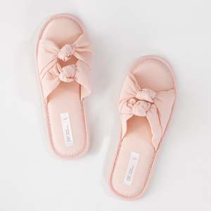 Slippers Bedsocks: Design Republique Ivana Knotted Slipper