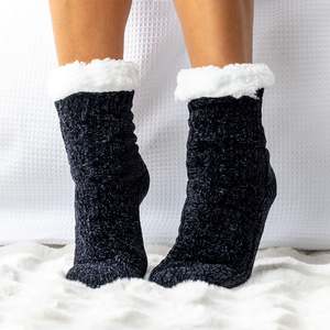 bb&b Sleep Fleece Lined Chenille Bed Socks