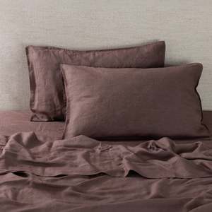 Pillowcases: Ecoanthology 100% French Flax Linen Pillowcase Pair