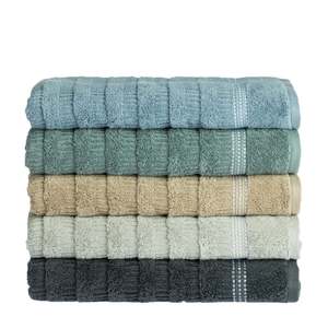 Towels: Home Co. Penny Self Stripe Bath Sheet 540gsm
