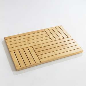 Bath Mats: Solace Elody Bamboo Bathmat