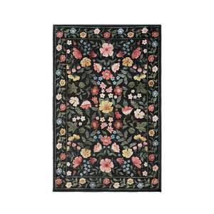 Bulky: Home Co. Soft Ribbed Everly Rug Charcoal 120 x 180cm