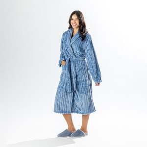 Bedroom: Design Republique Ribbed Super Plush Bathrobe