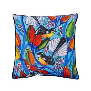 Latest Mailer: Design Plus Kiwiana Indoor/Outdoor Cushion Piwakawaka