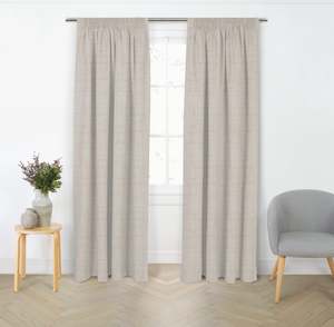 Style Co. Belmont Blockout Curtain Pair Natural