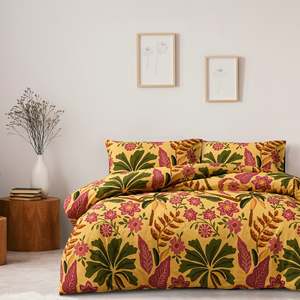 Duvet Covers: Design Republique Party Palm Cotton Duvet Cover