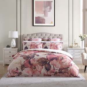 Bedroom: Private Collection Camille Blush Duvet Cover Set