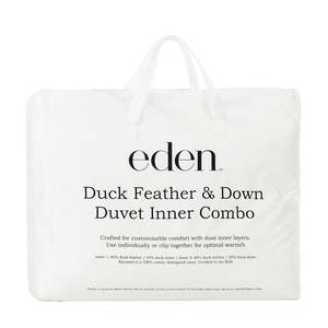 Duvet Inners: Eden Duck Feather & Down Duvet Inner Combo
