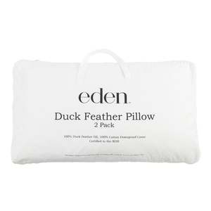 Eden Pillow 100% Duck Feather 2 Pack