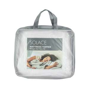 Mattress Toppers: Solace 900gsm Ball Fibre Mattress Topper