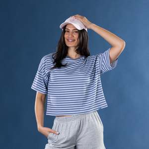 Simple & Sunday Lounge Relaxed Stripe Tee