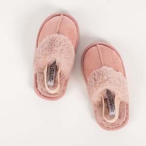 Slippers Bedsocks: bb&b Kids Faux Fur Slipper