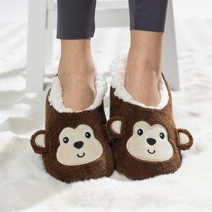 Slippers Bedsocks: bb&b Kids Monkey Cosy Slippers