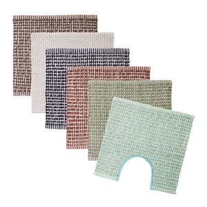 Bath Mats: Home Co. Amelie Popcorn Contour