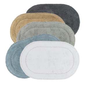 Gracious Living Harper Plush Oval Bathmat