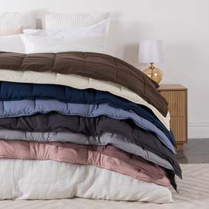 Bedroom: Home Co. Melie Two-Tone Blanket