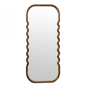 Design Republique Wavy Wood Mirror 188cm