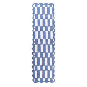 Marlo Lois Check Wool Runner 80x300cm