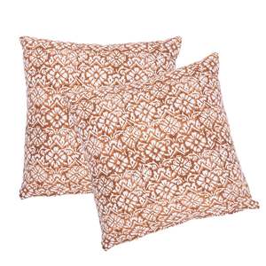 Design Republique Luca Two Pack Rust Cushions