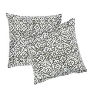 Design Republique Luca Two Pack Green Cushions