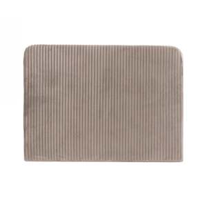 Design Republique Taupe Pleated Velvet Headboard King/Super King