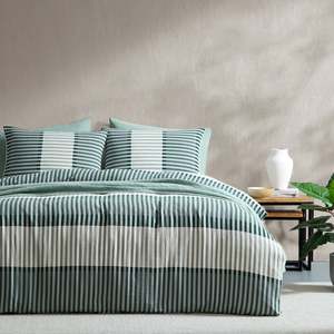 Platinum Collection Maddox Sage Duvet Cover Set