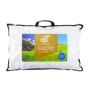 Pillows: Woolrest 50/50 New Zealand Wool Blend Pillow