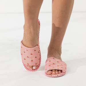 Slippers Bedsocks: Amparo Becca Cherry Slipper