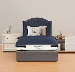 Beds And Mattresses: Pureflex Plush Single Mattress & Base