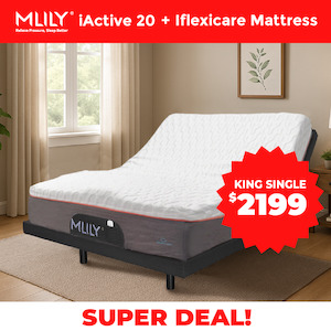 Adjustable Beds: Mlily iActive 20 with I Flexicare Mattress