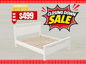 Anita Slat Bed White