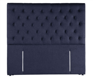 Brisbane Upholstered Headboard Black Dark Grey Light Grey Beige