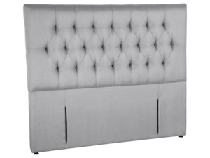 Headboards: Canberra Upholstered Headboard Steel Slate