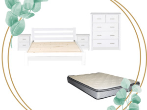 Arctic 4 Piece Bedroom Suite – White